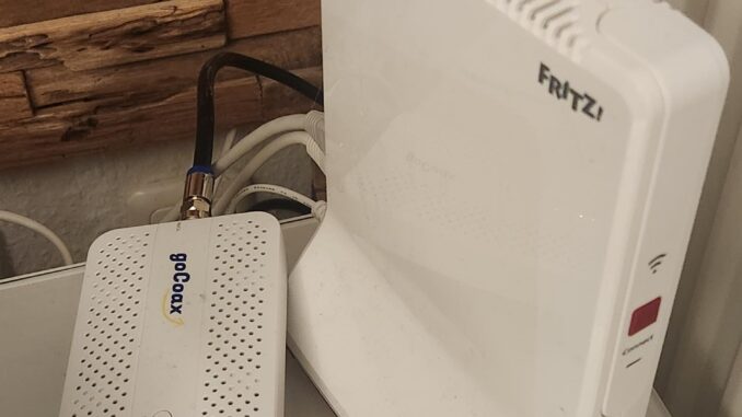 goCoax Ethernet über Koaxkabel goCoax Ethernet über Koaxkabel